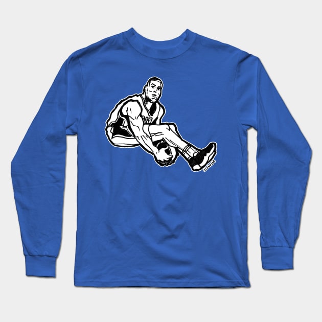 Dunking Gordon All Star 2016 Long Sleeve T-Shirt by sketchnkustom